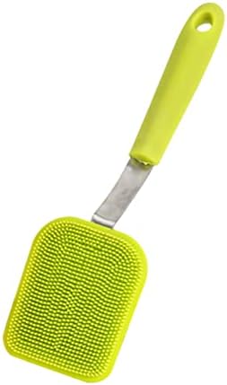 Luxhiny Silicone Limping Tigela de escova de limpeza escova de escova de mato de maconha Pan verde Pan de penteado