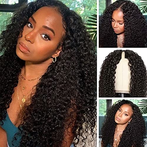 Nadula Curly atualizada u parte peruca cabelos humanos 4x1 polegadas Samll deixa de fora para mulheres negras, 10a Brasileiro