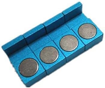 CWZ Blue Magnetic Parallels Retentor de retentor do detentor Kurt Vise Jaw Machinist Tools - 4set