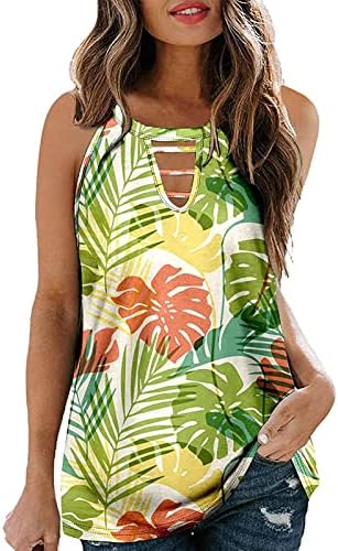 Mulheres Blusa Blusa Blusa Slip Slip Cotton Boat Neck Floral Graphic Hawaiian Tropical Top Vshirt para meninas U7
