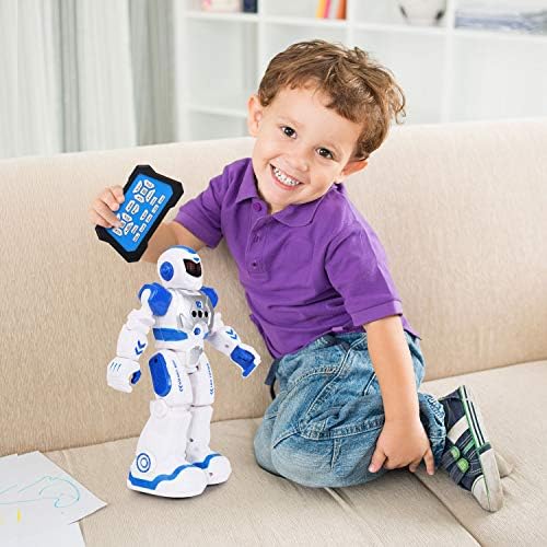 Brinquedo de robô de toch, gesto rc que detecta programável inteligente com olho de led para crianças meninas de menino presente