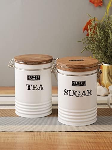 Conjunto de recipientes para chá de açúcar avelã | Caixa de armazenamento em pó para cozinha | Contêiner de qualidade