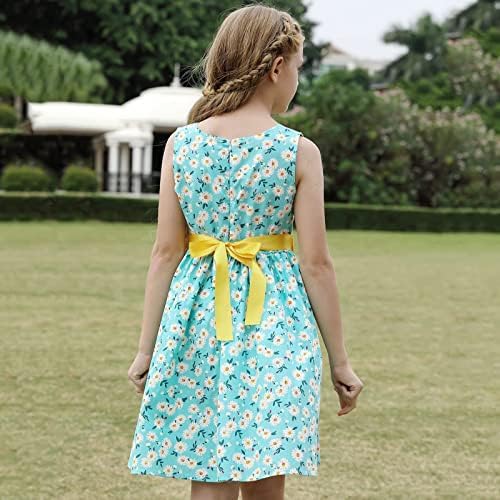 Vestidos para meninas crianças crianças meninas floral flores boêmias