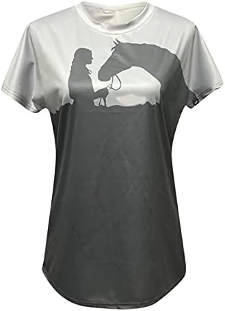 Camisas diárias para mulheres listradas moletons quadrados pesco