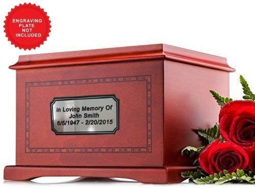 SmartChoice Wood Urn for Human Ashes Memorial Adult Memorial Urn Funeral Cremação urna Urnas de grande enterro para cinzas