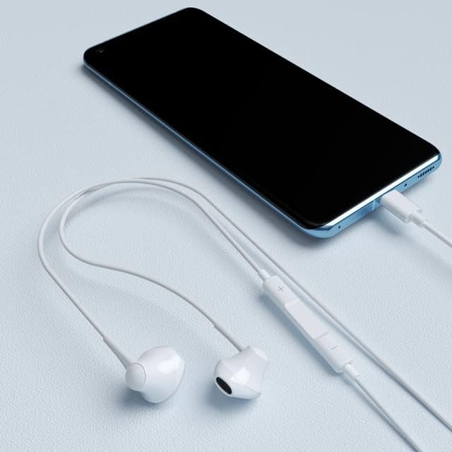 Pacote de fones de ouvido USB C de 4, fones de ouvido com fio Tipo C com microfone para Samsung S21 S22 Ultra 5G, Earbuds