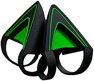 Razer Kitty Ears para fones de ouvido Kraken: Compatível com Kraken 2019, Kraken TE fones de ouvido - STRRAPS AJUSTÁVEL - Construção resistente à água - Verde