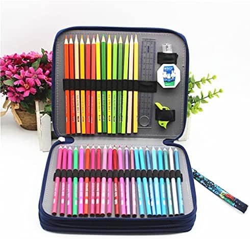 Capa de lápis colorida 127 slots portador de lápis Saco de caneta Organizador de lápis de grande capacidade com alça de