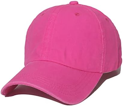 Fluorescência sólida de verão feminina Capinho de beisebol Capéu de tampa de beisebol Caps Capsões simples ajustáveis