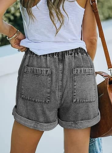 Goldpkf shorts jeans femininos para o verão casual na cintura média se esgotou