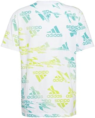 T-shirt de impressão Allover dos meninos da Adidas Boys