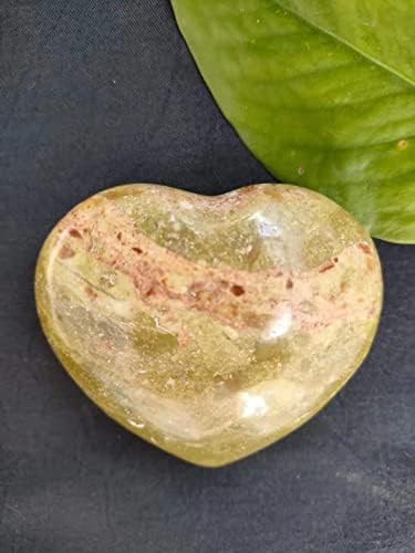 Beflap 1pc cerca de 70 mm de pedra natural em forma de coração em forma de coração Power Pedra de cristal de cristal de cristal
