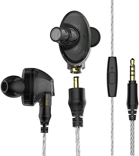 Fones de ouvido ltxhorde ergonomia em ouvido fones de ouvido estéreo headset microfone unidades dinâmicas duplas fones de ouvido