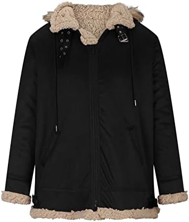 Sinzelimin masculino casual casual casaco de lã de lã de lã de cano de casacos de mangas compridas Zipper capa de capa de capuz
