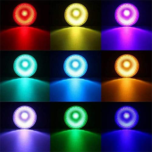 Luzes de tensão de largura de Coaecj 1pcs AC85 ~ 265V E27 Dimmível 25W LED SPOTLER BULBO RGB PAR38 PAR LUZ LUZ DE