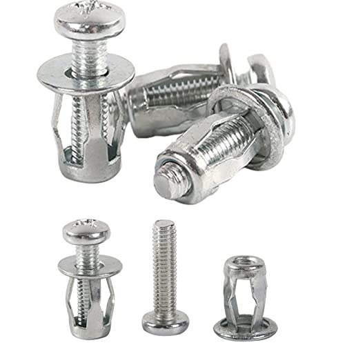 Yugtcen 10pcs m6x25 porca de jactazes de porca de pétalas ferramentas de fins de fixação com parafusos para parafusos para a linha