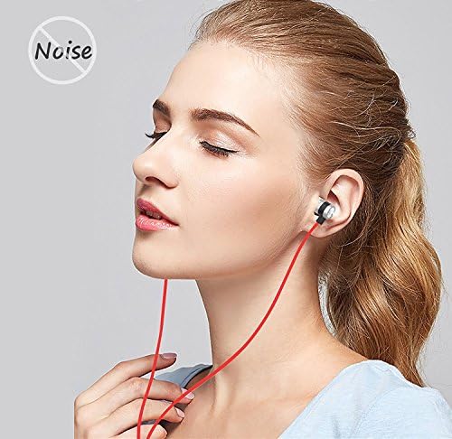 Fones de ouvido Luxear com microfone, fones de ouvido estéreo na orelha com controle remoto de controle remoto, isolamento de ruído e conforto ergonômico, para todos o smartphone Android