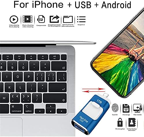 USB Flash Drive 1TB, STTARLUK PEN DRIVE COMPATÍVEL COM PELO/PADROME