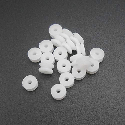 50pcs 5mm Modelo de engrenagem de polia de plástico Rodas de motor de diâmetro externo.