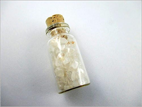 New Crystal Quartz chips mini garrafa de vidro garrafa reiki chakra balanceamento jato de cura internacional terapia holística