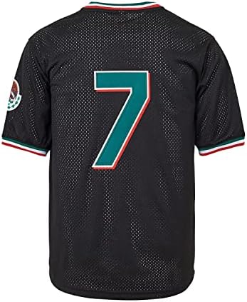 The Gross Sisters Men mexico 7 34 Jersey Manga curta Hipster 90S Jersey Black Stitched