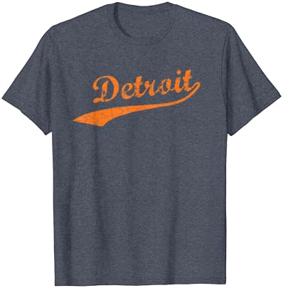 Detroit Baseball Style Rachoud Lettering City Pride T-Shirt