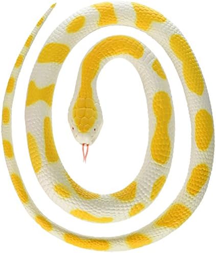 República Selvagem Albina Python, brinquedo de cobra de borracha, brinquedos educacionais, presentes para crianças, 46