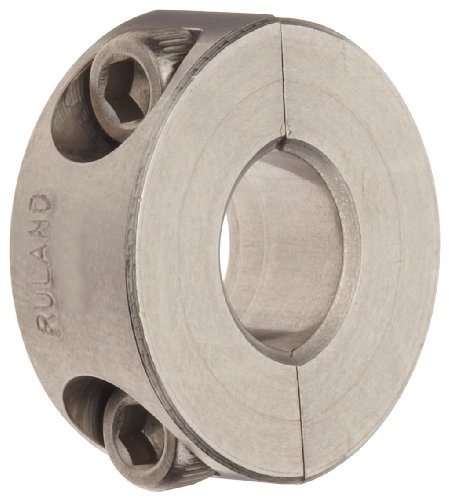 Ruland SP-26-SS Colo do eixo de aperto de duas peças, aço inoxidável, 1,625 Bore, 2 5/8 OD, 11/16 Largura