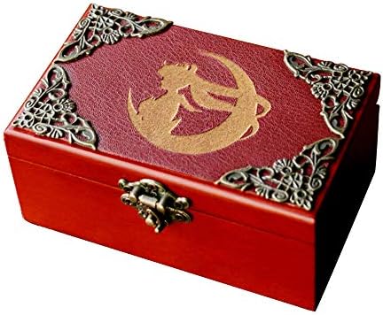 Music Jewelry Box Sailor Moon Plays Moonlight Densetsu 18 Nota Wood Vintage Musical Box Collection Decoration Prese