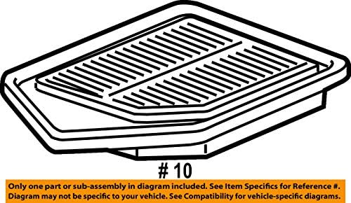 HONDA GENUINA 17220-REZ-A00 Air Element, regular