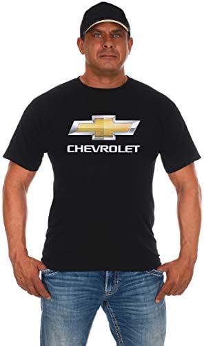 JH Design Group Chevy Chevy Bow Trey Black Crew Neck Camiseta