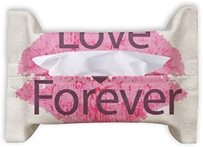 'Dia dos Namorados' Lip Pink Lip Love Forever Paper Towel