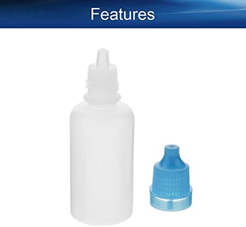 Bettomshin 20pcs garrafas de reagente de boca larga, garrafa de vedação líquida de plástico de 20 ml PE, amostra de contêiner de boca
