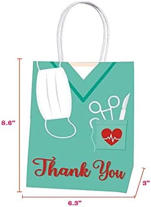 Sacos de presente para trabalhadores de saúde do Tryse, 12 trabalhadores de saúde enfermeira sacolas de festas de festa