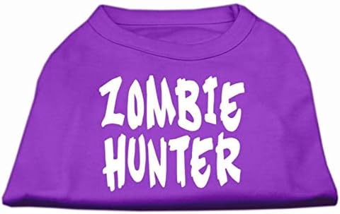 Mirage Pet Products Produtos de 8 polegadas Zombie Hunter Print camisa para animais de estimação, x-small, rosa claro