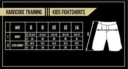 Treinamento hardcore Kids Boxing Shorts Ta Moko Blue Youth MMA BJJ Fitness Running Exercício Esporte Clothing
