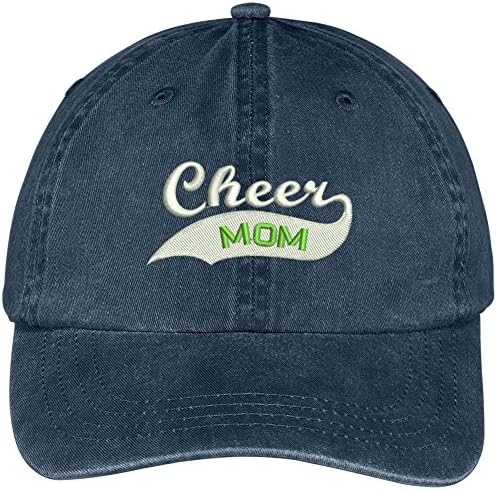 Trendy Apparel Shop Cheer Mom Mom Bordado Coroa Soft Capinha de algodão escovada
