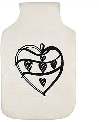 Tampa de garrafa de água quente 'Hearts in a Heart'