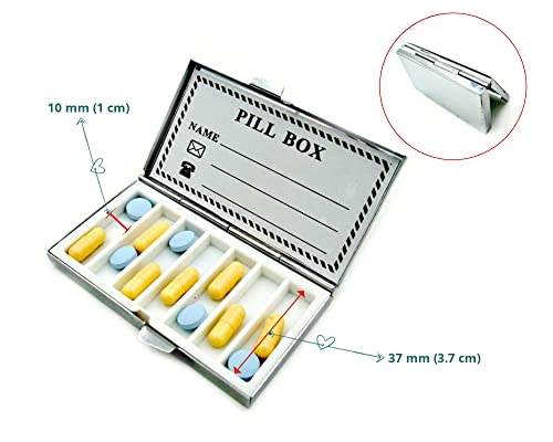 Organizador de comprimidos de 7 dias para bolsa, caixa semanal de comprimidos, caixa de pílula de viagem