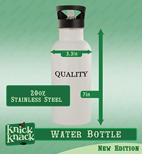 Presentes Knick Knack #Caglar - 20 onças de aço inoxidável garrafa de água, prata
