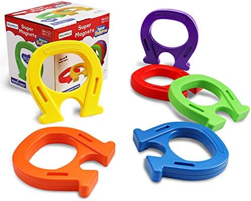 Brinquedo magnético infantil, ímã de ferradura, habilidades práticas infantis, 6 pacotes