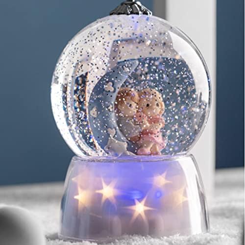 Liuzh Dreamy Starlight Snowflake Crystal Ball Box Octavo DLA namorado e namorada aniversário do dia dos namorados presente