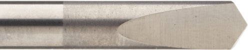 Chicago Latrobe 780 Bit de broca de carboneto sólido, acabamento não revestido, haste redonda, ponto de 118 graus convencional, tamanho de 1/16