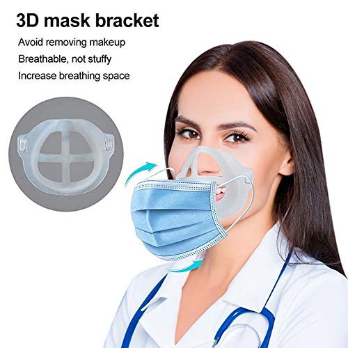Suporte de máscara, suportes de máscara facial 3D Acessórios de máscara de suporte interno para usar confortável,