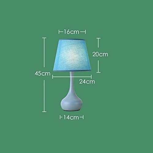 Lâmpada de cabeceira de cabeceira LED E27 Creative Macarons simples Macarons personalizados Vaso formato de ferro forjado