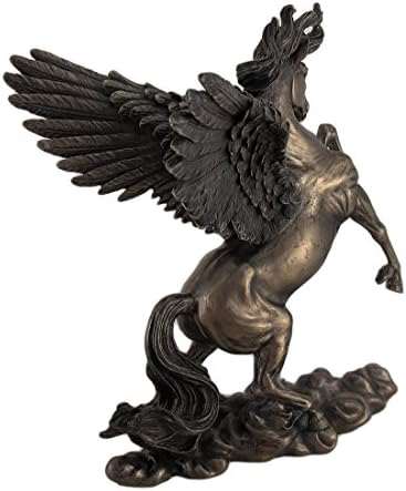 US 11 Cold Bronze Color Mitologia Grega Criação de Pegasus estatueta