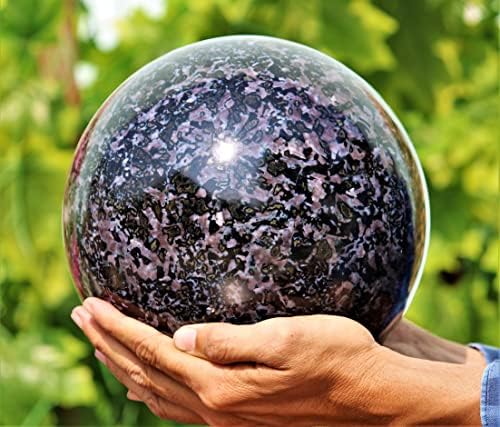 Chakras de cristal de cristal de gabbro natural de púrpura