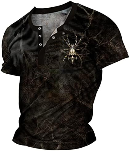 2023 Novo botão masculino de manga curta camiseta de camiseta de animal de animal top top top rick swim seca camisa