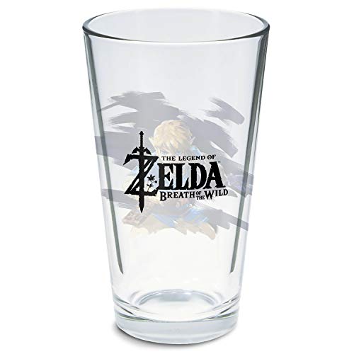 Legenda de engrenagem do controlador de óculos Zelda Pint 16 oz - Calamity Ganon and Link, conjunto de 2 - produto oficial