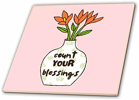 Vaso de flores 3drose Coure suas bênçãos melhor para decoração de casa - telhas